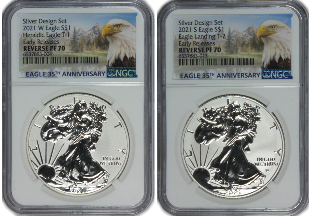 MintProducts > Certified American Silver Eagle Coins (19862024) > 2021
